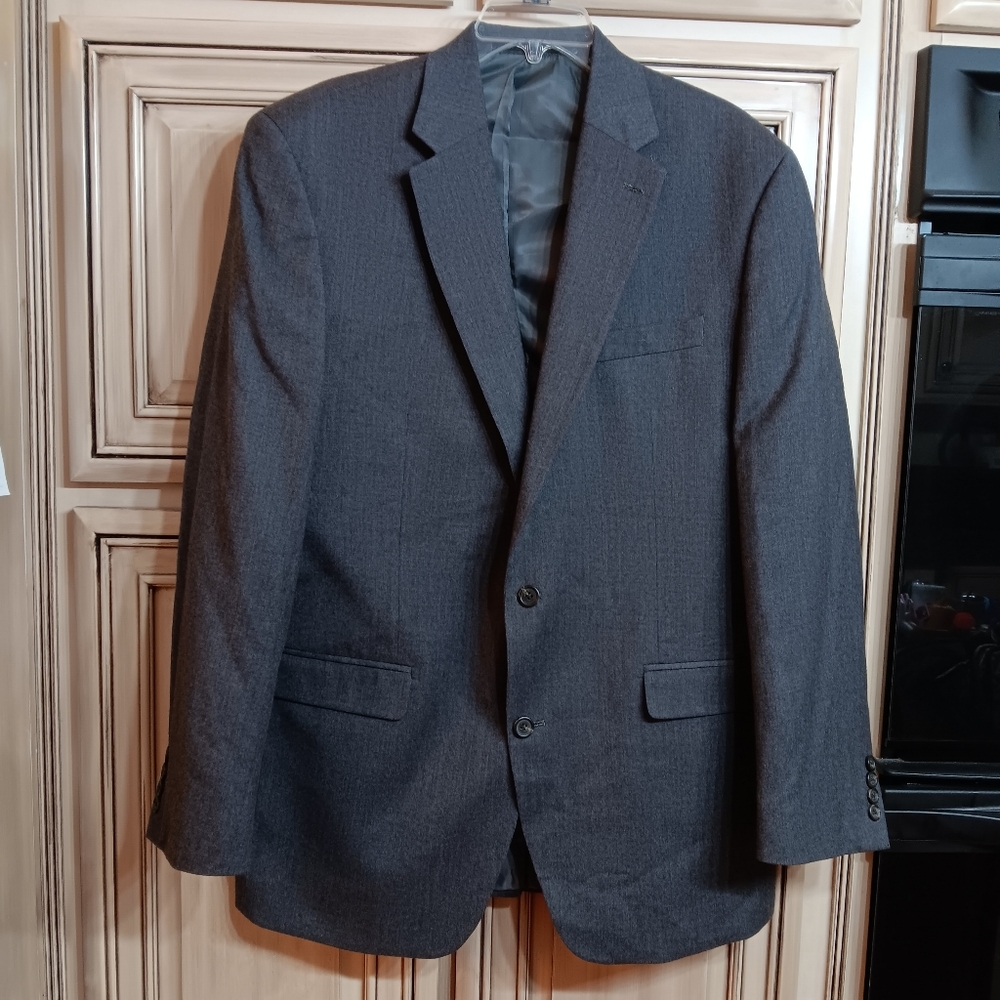 Chaps Grey Blazer Sportcoat -‎ 42L